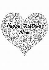 Anniversaire Mommy Maman Compleanno Coloriages Aniversário Biglietti Mãe Stampare Souhaiter Menggambar Activity Urodziny Drukuj Drawingboardweekly Activityshelter sketch template