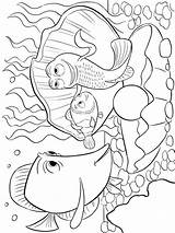 Nemo Coloring Finding Pages Color Print Printable Disney Bright Colors Favorite Choose Kids sketch template
