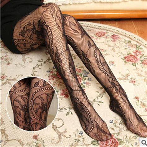 sexy women lace top stay up thigh high stockings pantyhose creative