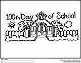 School Coloring 100 Pages 100th Days Clipart Last Printable Clip Color Clipground Ages Library Worksheets Book Getcolorings Collection Popular Coloringhome sketch template