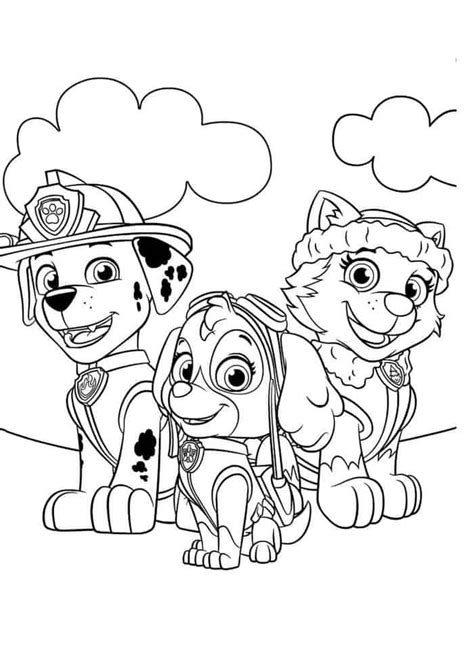 paw patrol coloring pages  print  paw patrol coloring pages