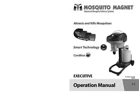 mosquito magnet executive operation manual   manualslib