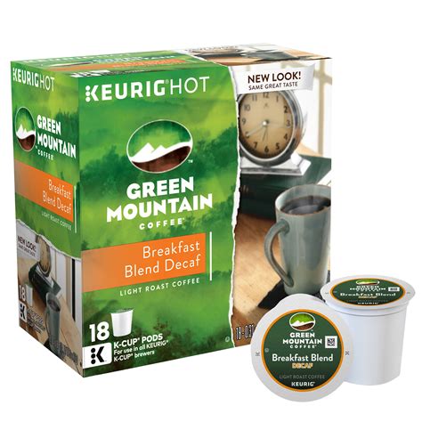 green mountain coffee decaf breakfast blend   cup pods ebay