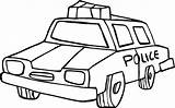 Coloring Police Pages Station Getcolorings Car sketch template