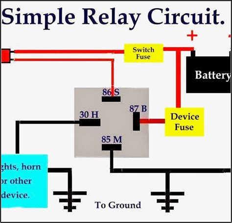 denso relay  pin wiring diagram