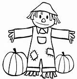 Coloring Pages Fall Autumn Harvest Scarecrow Pumpkin Colouring Scene Printable Sheets Season Print Color Festival Halloween Scary Search Getcolorings Getdrawings sketch template