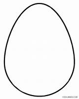 Egg Easter Printable Blank Coloring Clipart Pages sketch template