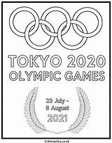 Tokyo Colouring Olympics Olympic sketch template