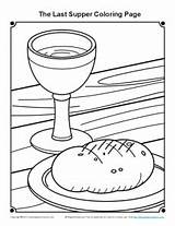Supper Last Coloring Pages Kids Bible Sunday School Activities Thursday Maundy Printable Jesus Crafts Children Craft Activity Lords Easter Sheets sketch template