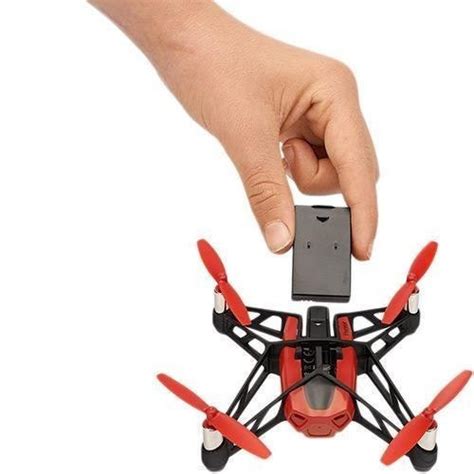 mini drone parrot rolling spider vermelho   em mercado livre