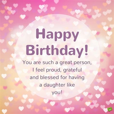 happy birthday daughter wishes  daughters   ages