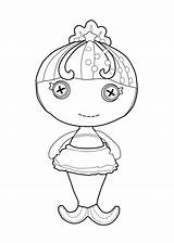 Lalaloopsy Coloring Pages Doll Baby Mermaid Kids Colouring Button Eye Printable Little Seabreeze Ocean Girls Printables Print Color Worksheets Coloringme sketch template