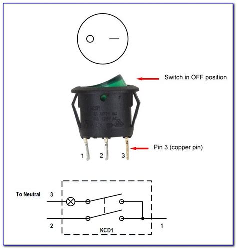 spst illuminated rocker switch wiring diagram
