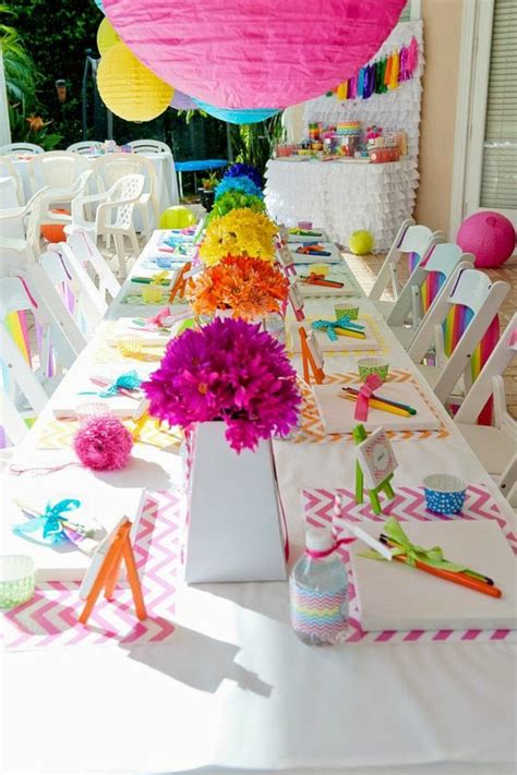 ideas  table decoration  birthday party   child