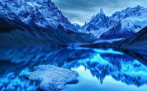 landscape mountain lake snow ice wallpapers hd desktop  mobile backgrounds