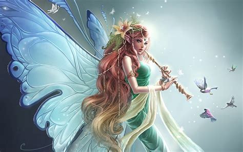 Fairy Fairies Fantasy Girl Art Artwork 1600x1200