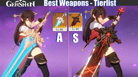 Genshin Impact Weapons List And Tiers Which Are The Best