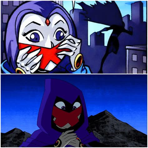 In Issue 23 Raven S Mouth Gets Patched Up The Same Way As In Episode