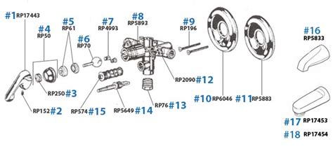 delta shower valve schematic