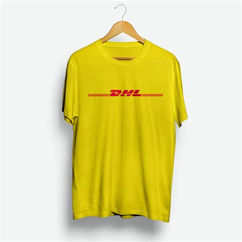 yellow dhl  shirt  size cheaps custom  mens  womens