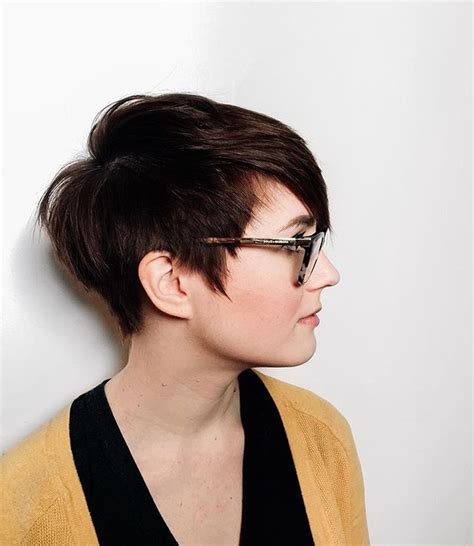 short hair pixie cut hairstyle with glasses ideas 95 fashion best
