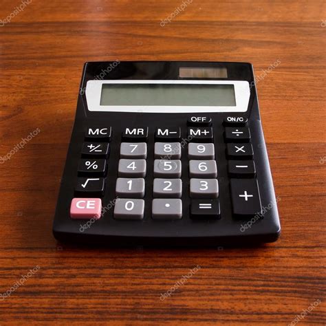electronic calculator stock photo