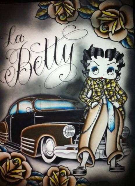 Betty Boop Gangster Chicano Love Pinterest Betty