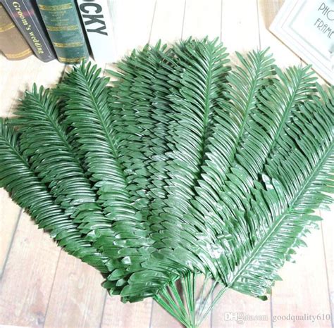 2020 Artificial Butterfly Palm Areca Palm Leaves For Craft