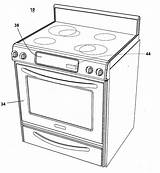 Oven Patent Drawing Convection Template Sketch Coloring Patents sketch template