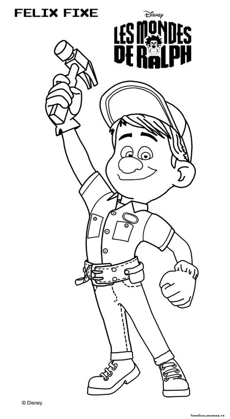 amazing picture  wreck  ralph coloring pages birijuscom