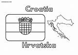 Croatia sketch template