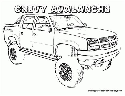 chevy diesel lifted truck coloring pages coloring pages