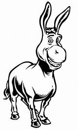 Shrek Clipart Coloring Pages Clip Burro Cliparts Clipartbest Para Colorear Library sketch template
