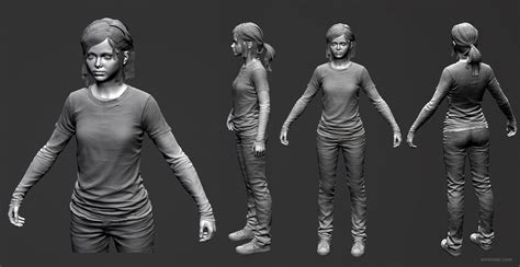 Image Result For 3d Model Woman Back Maya Character Modeling