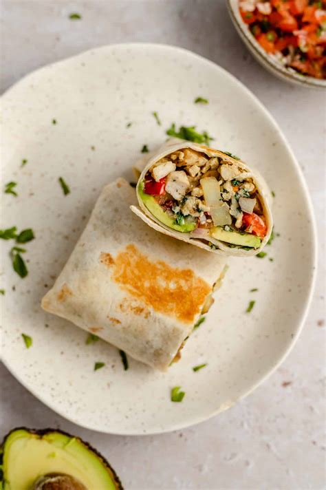 healthy breakfast burrito recipe   option kims cravings