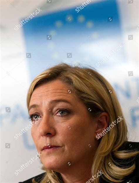 marine le  daughter frances longtime editorial stock photo stock