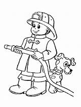 Firefighter Coloring Pages Kids Printable Color Bright Colors Favorite Choose sketch template
