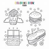 Coloring Fast Food Pages Subway Logo Vector Restaurant Burguer Vectors Graphic Template Freepik sketch template