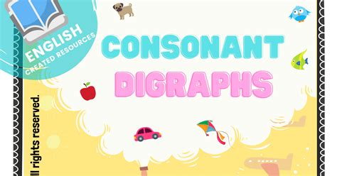 consonant digraphs worksheets