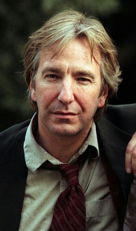 A Little Tired And Unshaved But Very Cool Alan Rickman Alan Rickman