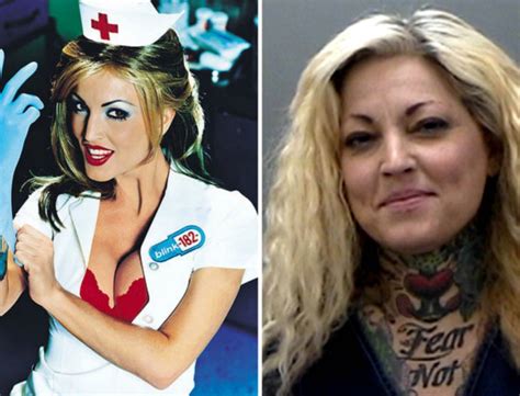 See The Sexy Nurse From The Blink 182 Album Cover Now