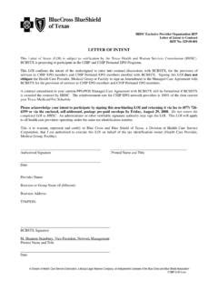 letter  intent health insurance texas letter  intent health