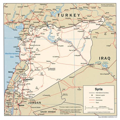 syria maps perry castaneda map collection ut library