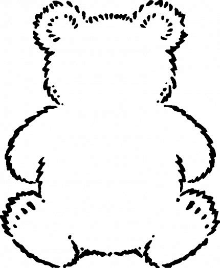 panda bear outline clipartsco
