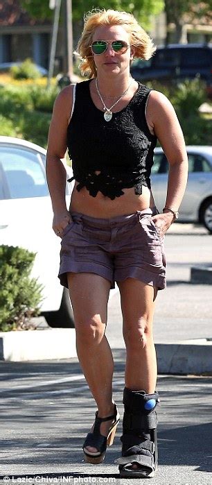 Britney Spears Tells Ellen Degeneres About Her Ankle Injury Daily
