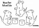Mouse Paint Activities Coloring Color Pages Kindergarten Choose Board Learning sketch template