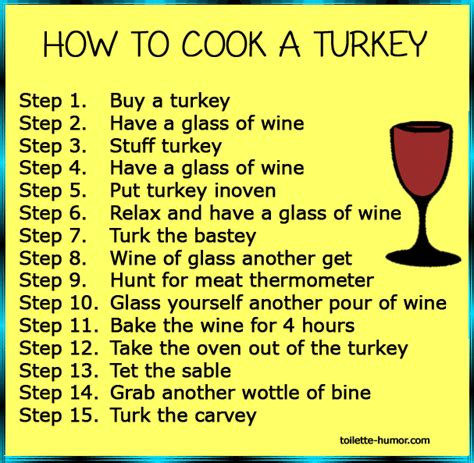how to cook a turkey drinking humor funny thanksgiving cooking