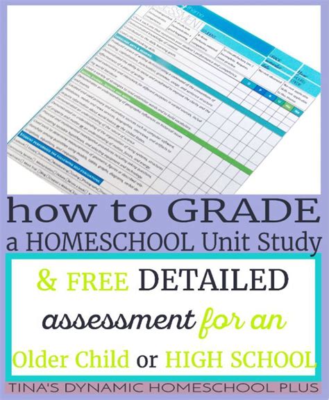 grade  homeschool unit study   detailed assessment