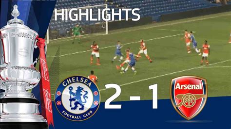 chelsea  arsenal   goals  highlights fa youth cup