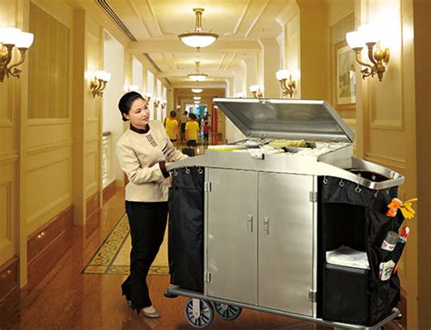 Hotel Housekeeping Trolley Maid Cart